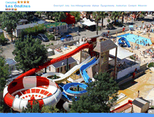 Tablet Screenshot of camping-les-ondines.com